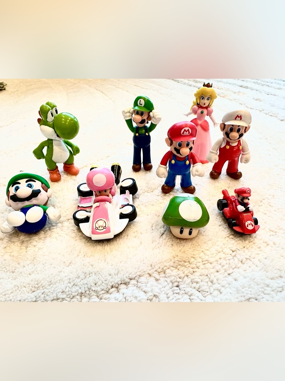 Nintendo Super Mario Figures Set of 9